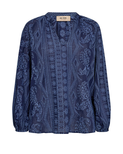 Gata Allo Blouse - Crown Blue