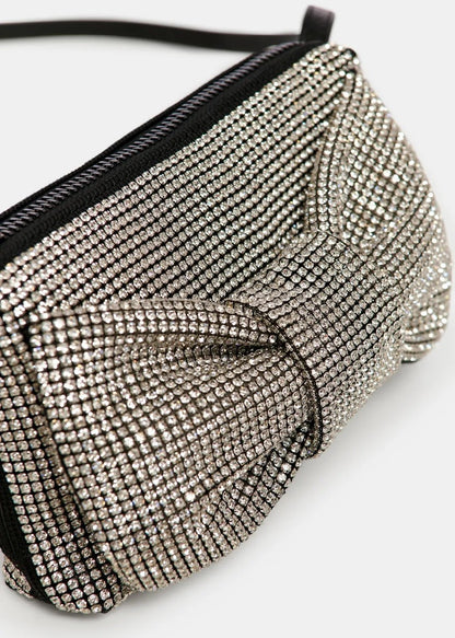 Gillo Rhinestones Bag - Black