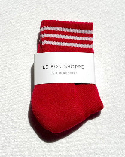 Girlfriend Socks - Scarlet