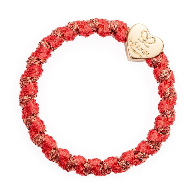 Gold Heart Woven - Savannah Red