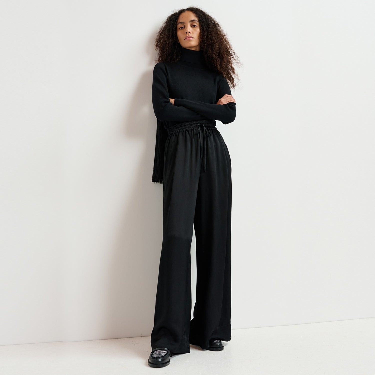 Gonstellation Wide Leg Pants - Black