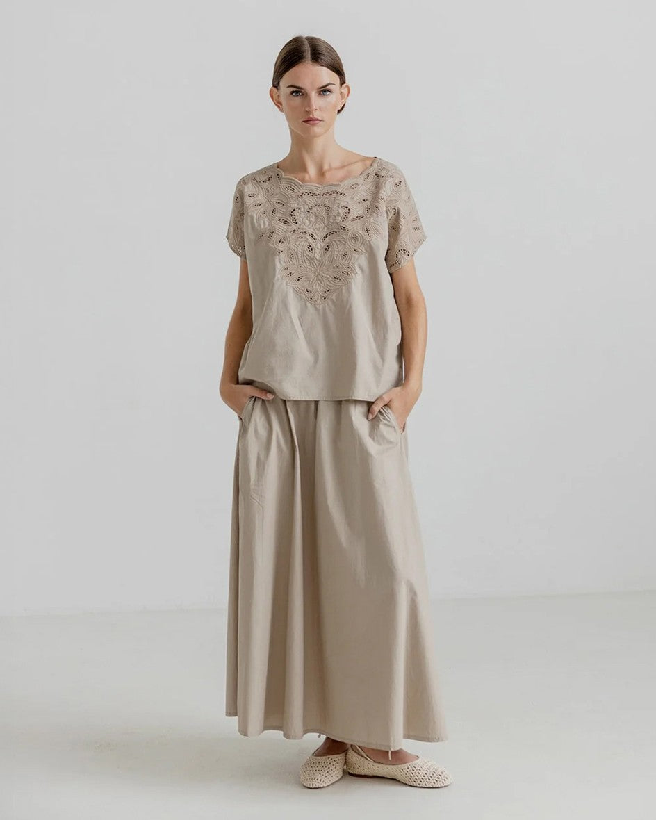 Hailey Skirt - Khaki