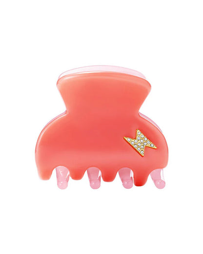 Hair Claw Small - Coral Blush