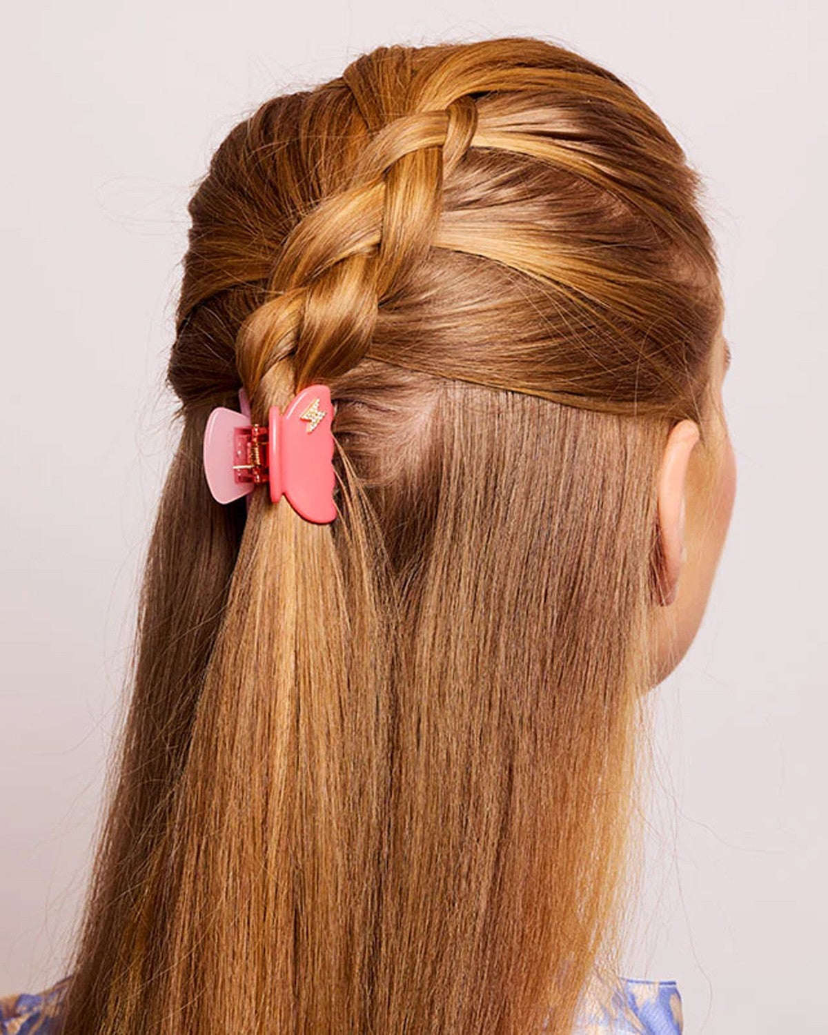 Hair Claw Small - Coral Blush