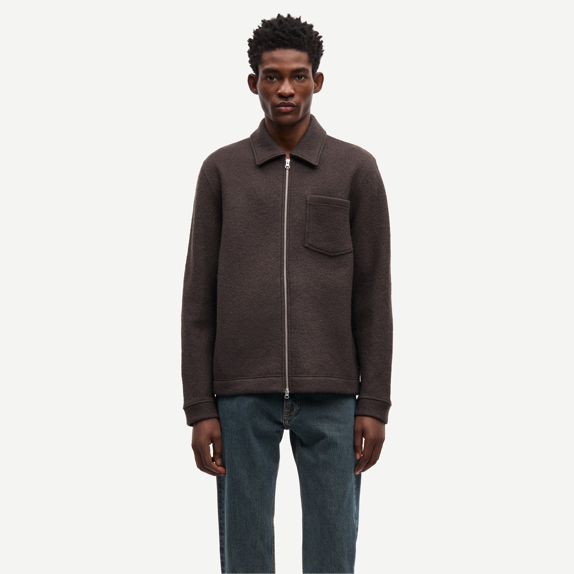 Hannes Full Zip - Turkish Coffee