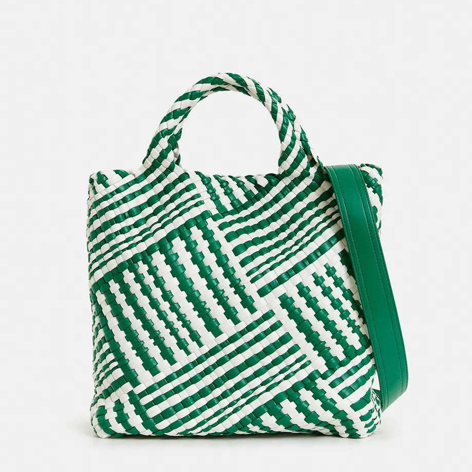 Happy Braided Shopper Bag - Combo1 Colonel Green