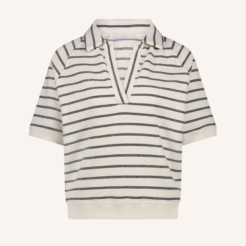 Harper Stripe Top - Black