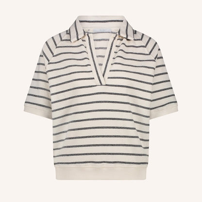 Harper Stripe Top - Black