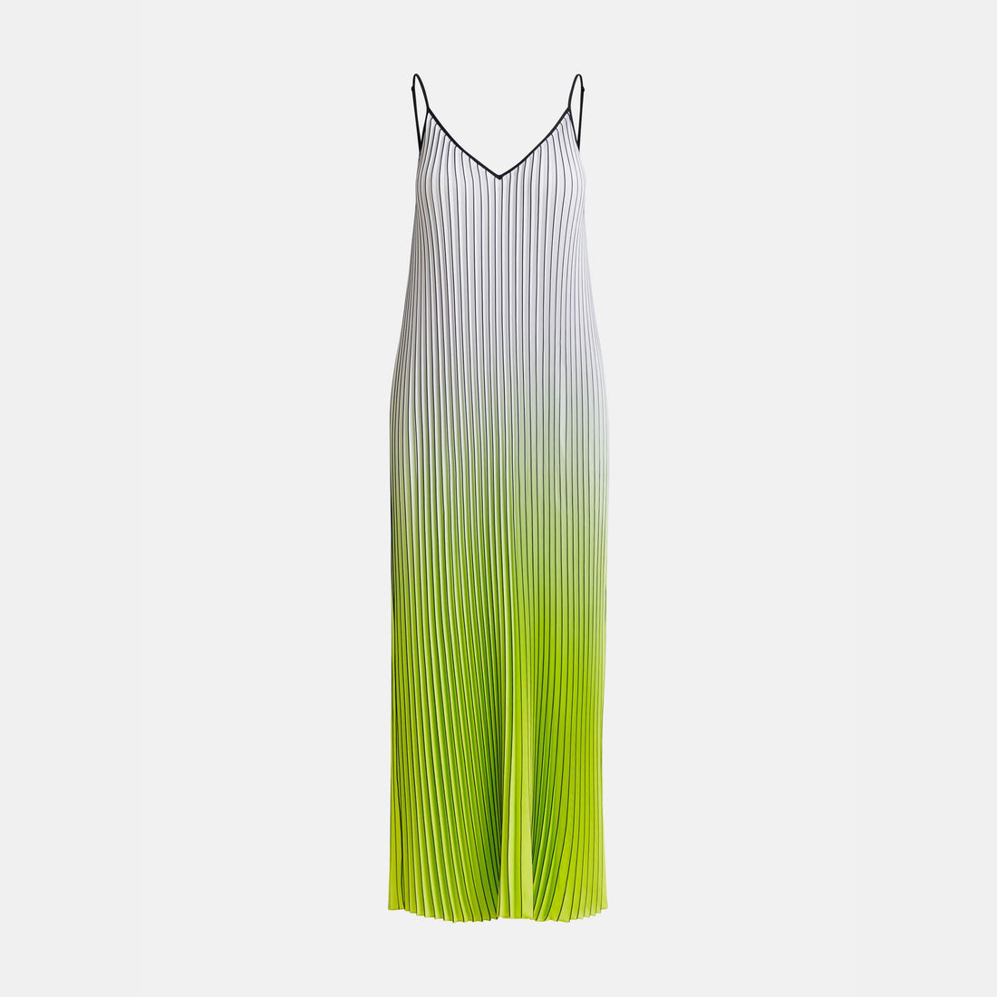 Haurus Pleated Maxi Dress - Citronella