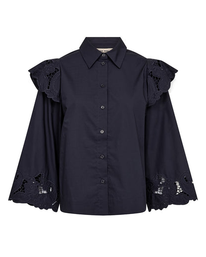 Heliam Broange Shirt - Salute Navy