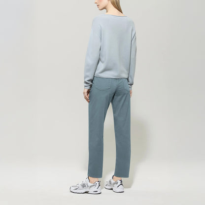 High Stretch Tapered Denim - Greyish Blue