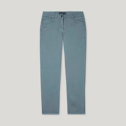 High Stretch Tapered Denim - Greyish Blue