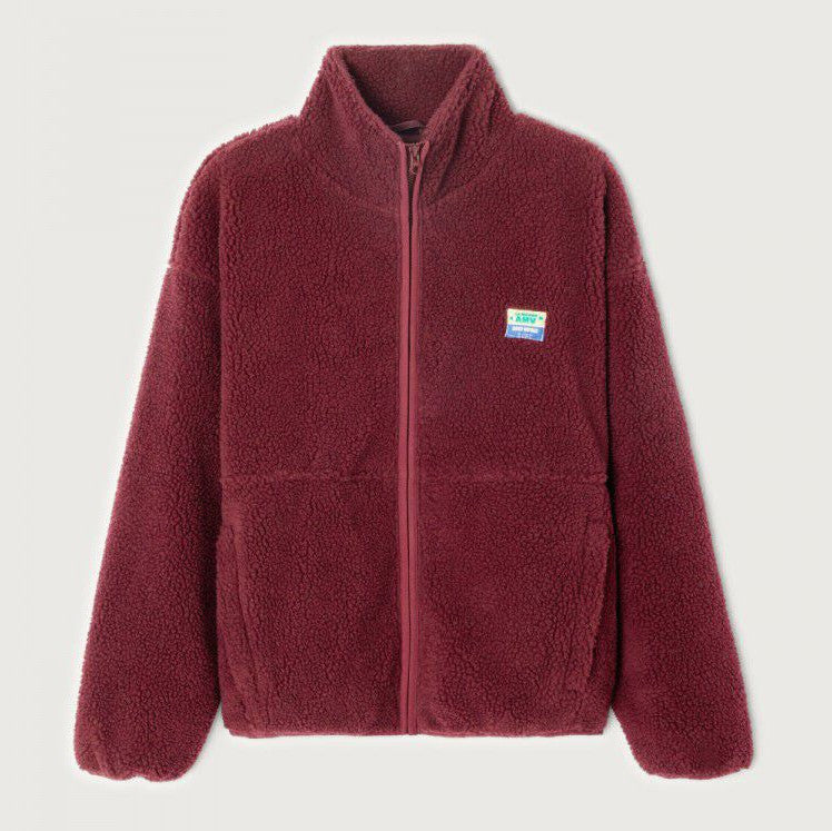 Hoktown Fleece Jacket - Bordeaux Chine