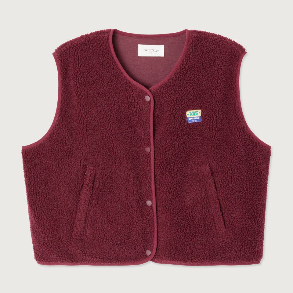 Hoktown Gilet - Bordeaux Chine