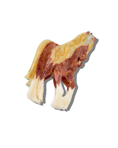 Horse Hair Clip - Brown