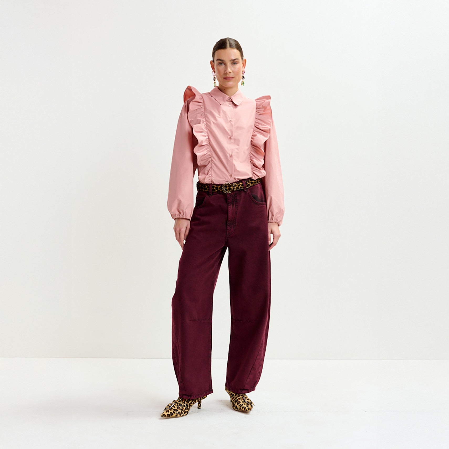 Impressive Overdye Jeans - Margot Mauve