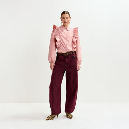 Impressive Overdye Jeans - Margot Mauve