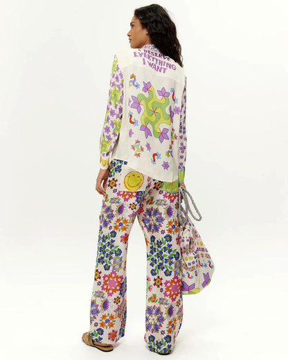 Isabel Printed Shirt - Markers