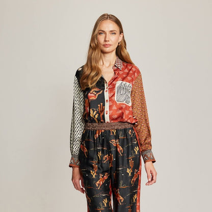 Isabel Printed Shirt - Rodeo