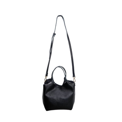 Isolde Mini Leather Bag - Black