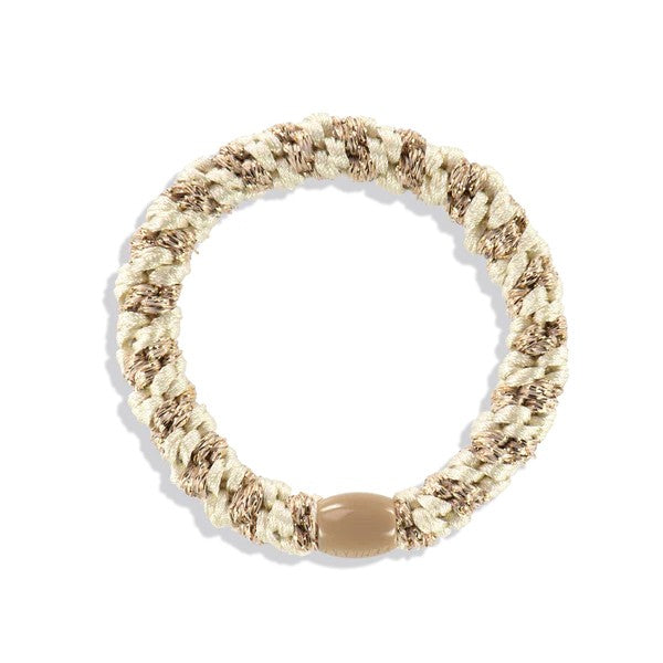 Kknekki Band - Ivory-Beige Glitter Stripe