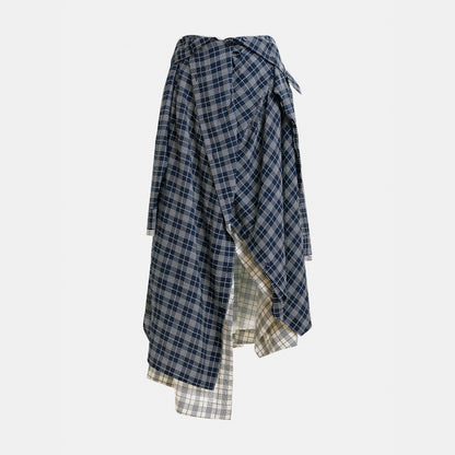 Ixchel Contrast Skirt - Navy