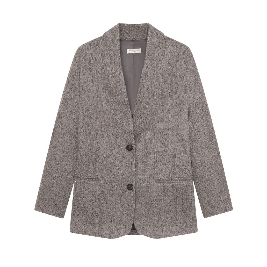 Clementine Wool Blazer - Ash Mist