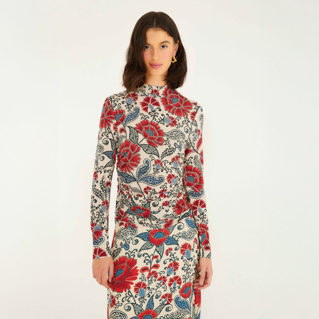 Jersey Blouse - Francesca Sand