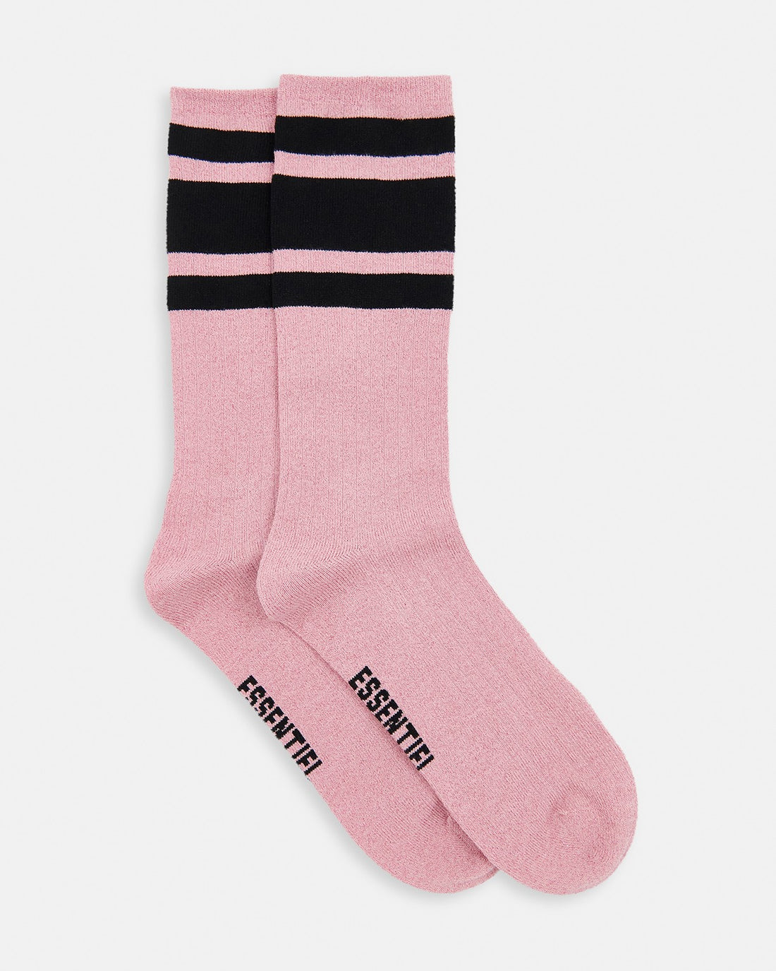 Jinnie Striped Lurex Socks - Pinky Sugar