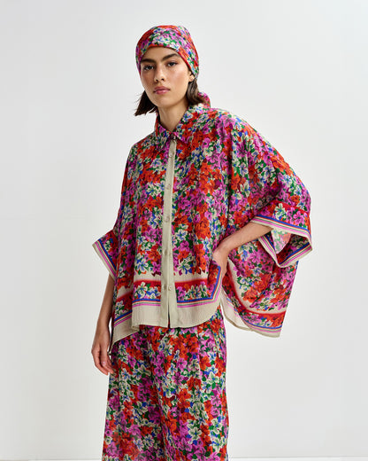 Jirt Oversized Shirt - Fire Glow