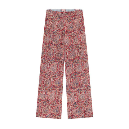 Jimmy Printed Trouser - Red Blue