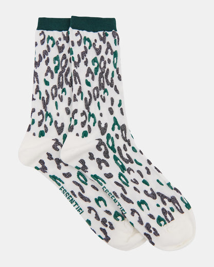 Karty Leopard Socks - Off White