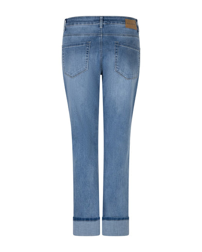 Kate Denim Embroidered Pockets Jeans - Stone Used