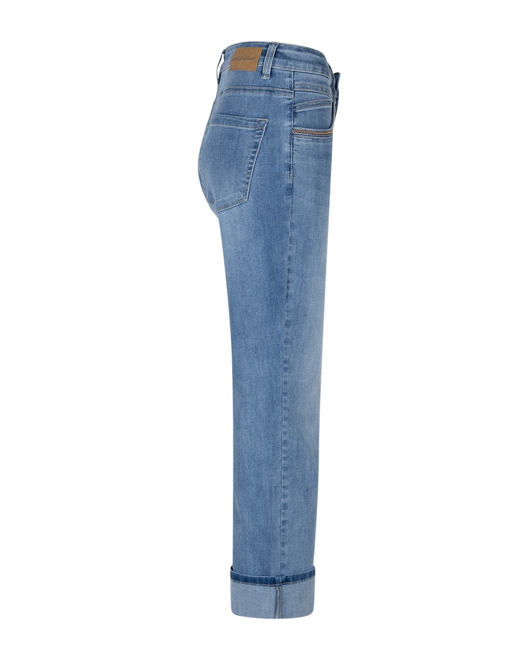 Kate Denim Embroidered Pockets Jeans - Stone Used