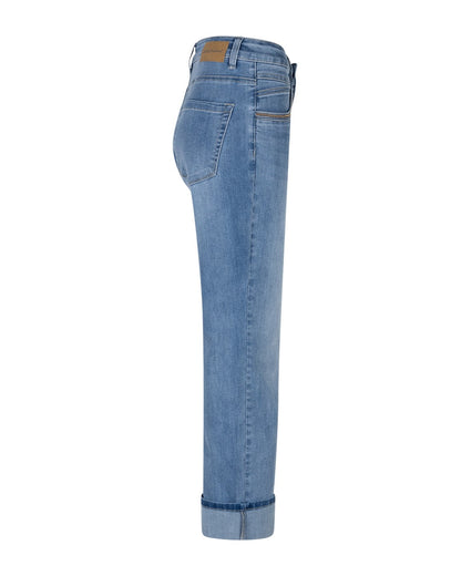 Kate Denim Embroidered Pockets Jeans - Stone Used