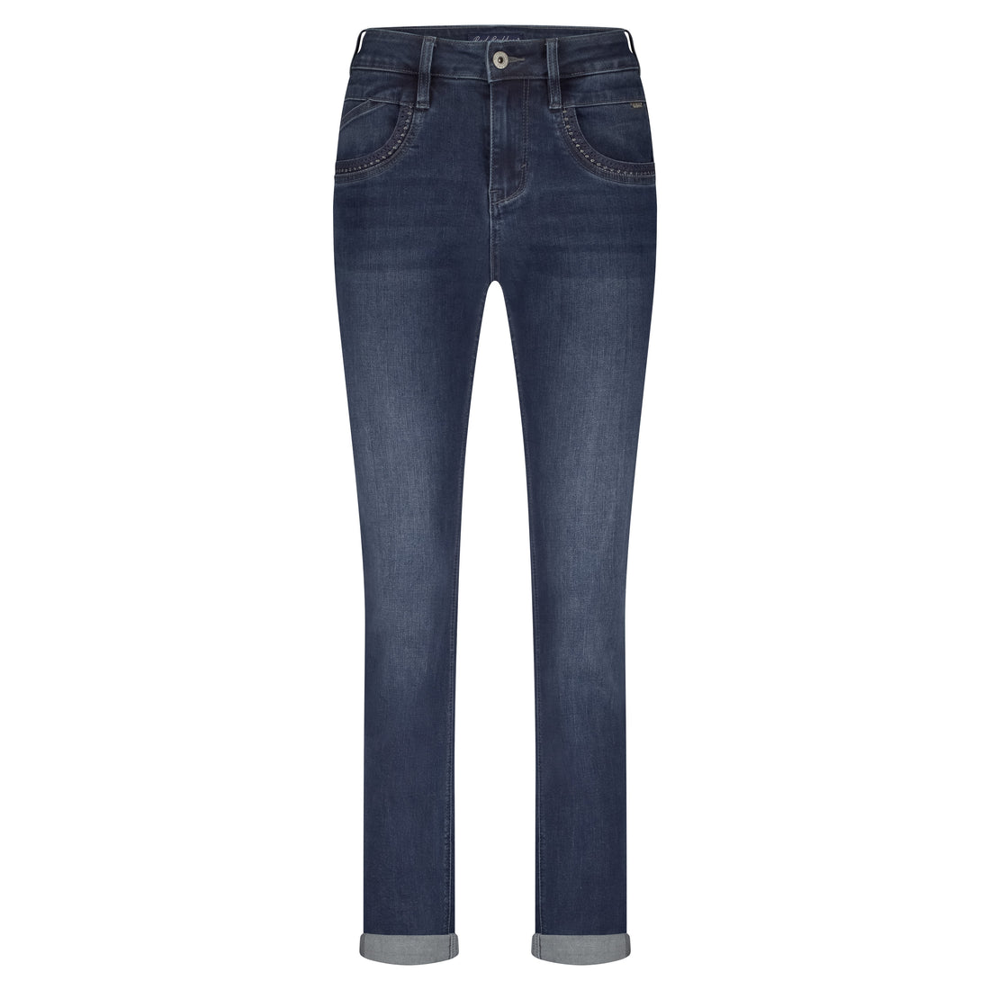 Kate Embroidery Jeans - Dark Stone Used
