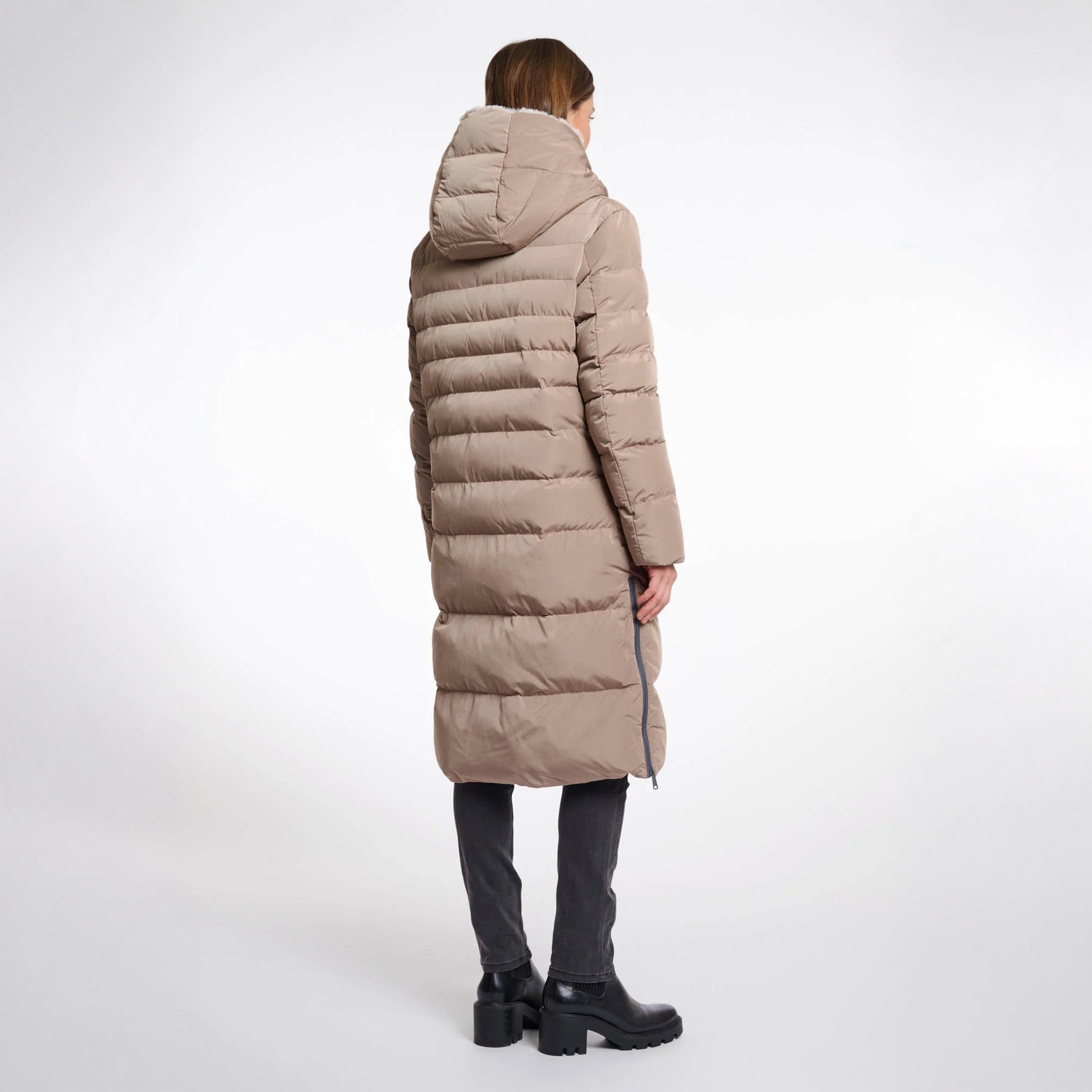 Keila Puffa Coat- Toffee