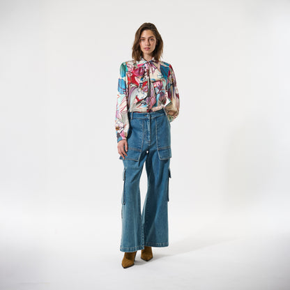 Kikki Blouse With Bow - Bloomsbury