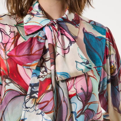Kikki Blouse With Bow - Bloomsbury