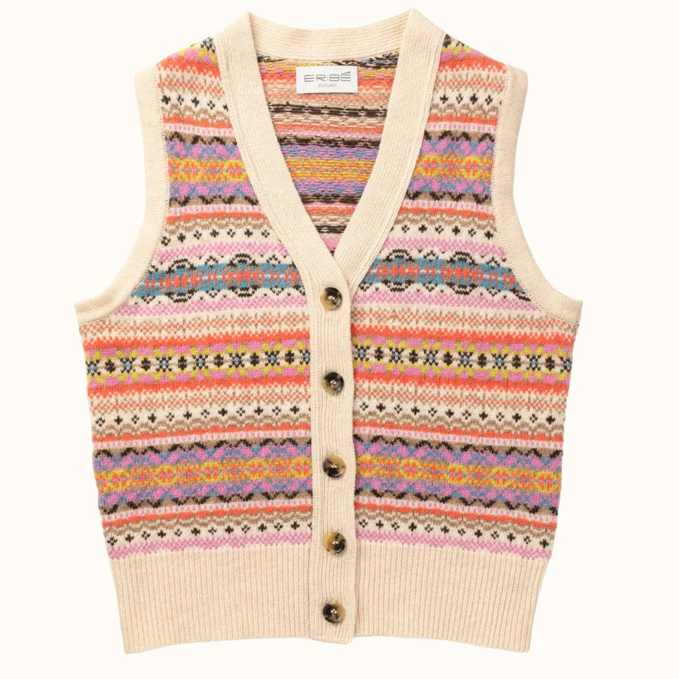 Kinross Waistcoat - Coral