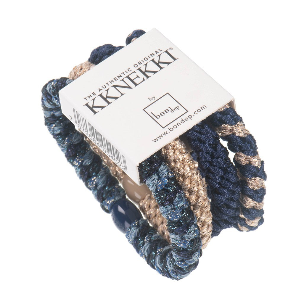 Kknekki Hair Bundle 4 Pack - Bundle 3 Navy Beige