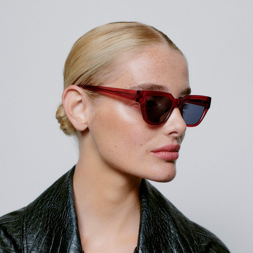 Kaws Sunglasses - Burgundy Transparent
