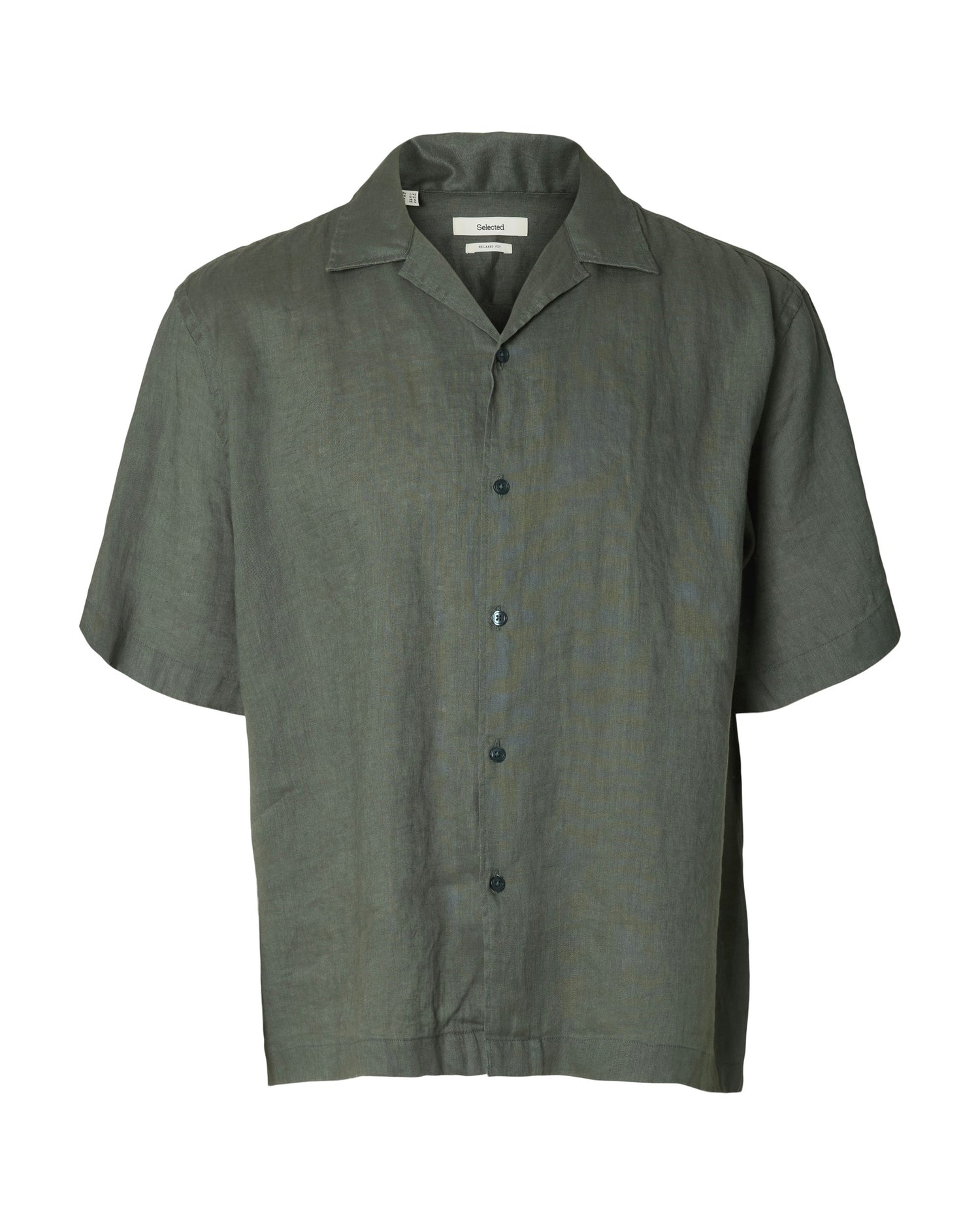 Kylian Linen Short Sleeve Shirt Resort - Balsam Green