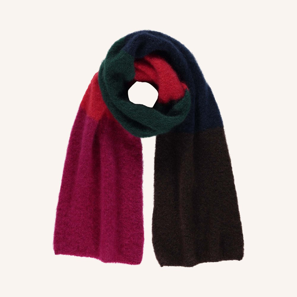 Leah Striped Scarf - Multi Stripe