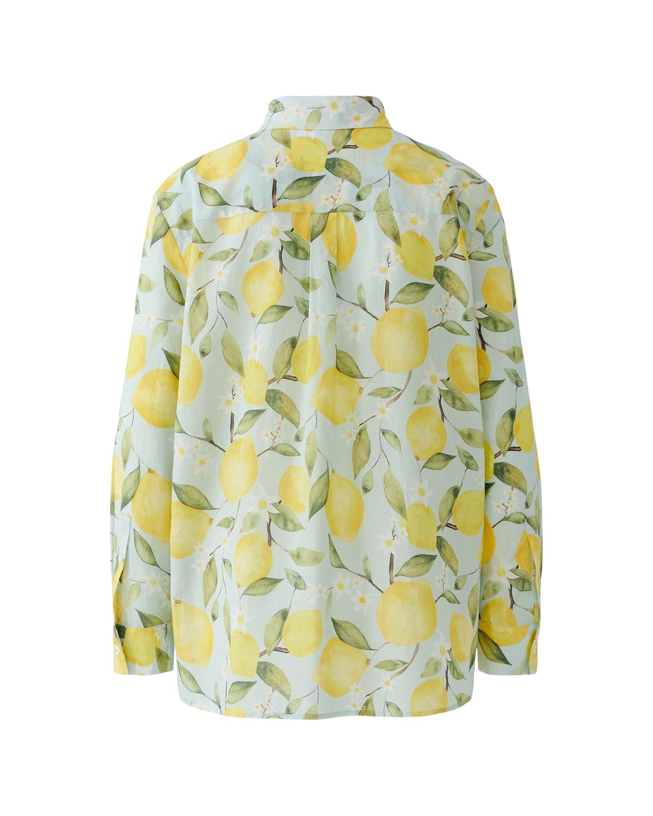 Lemon Print Shirt - Lemon Khaki