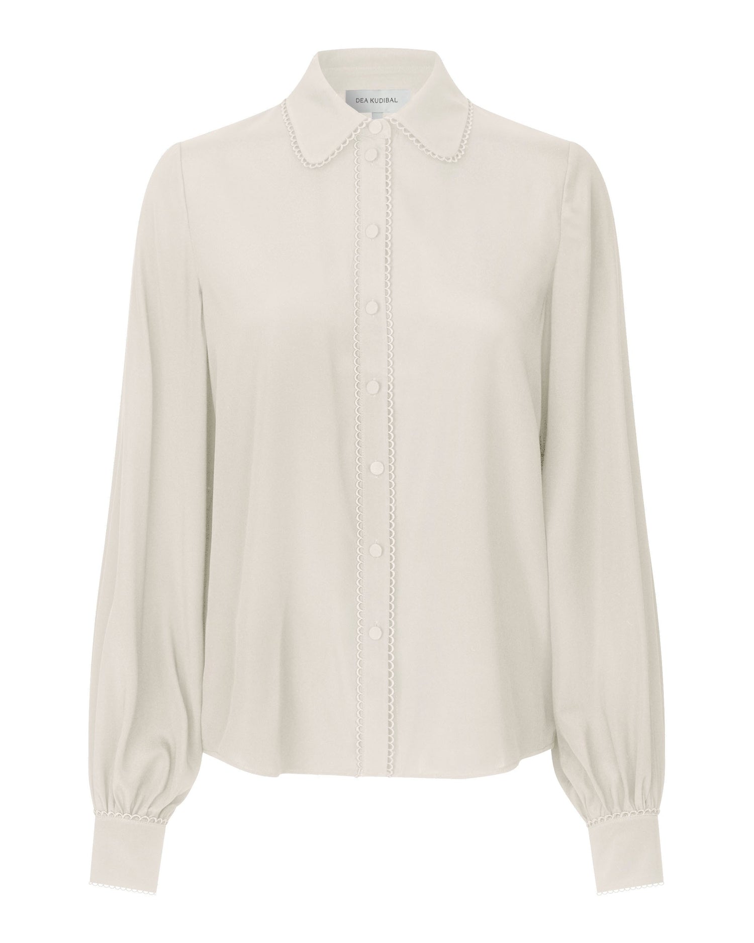 Lena Blouse With Special Trim - Cloud Cream