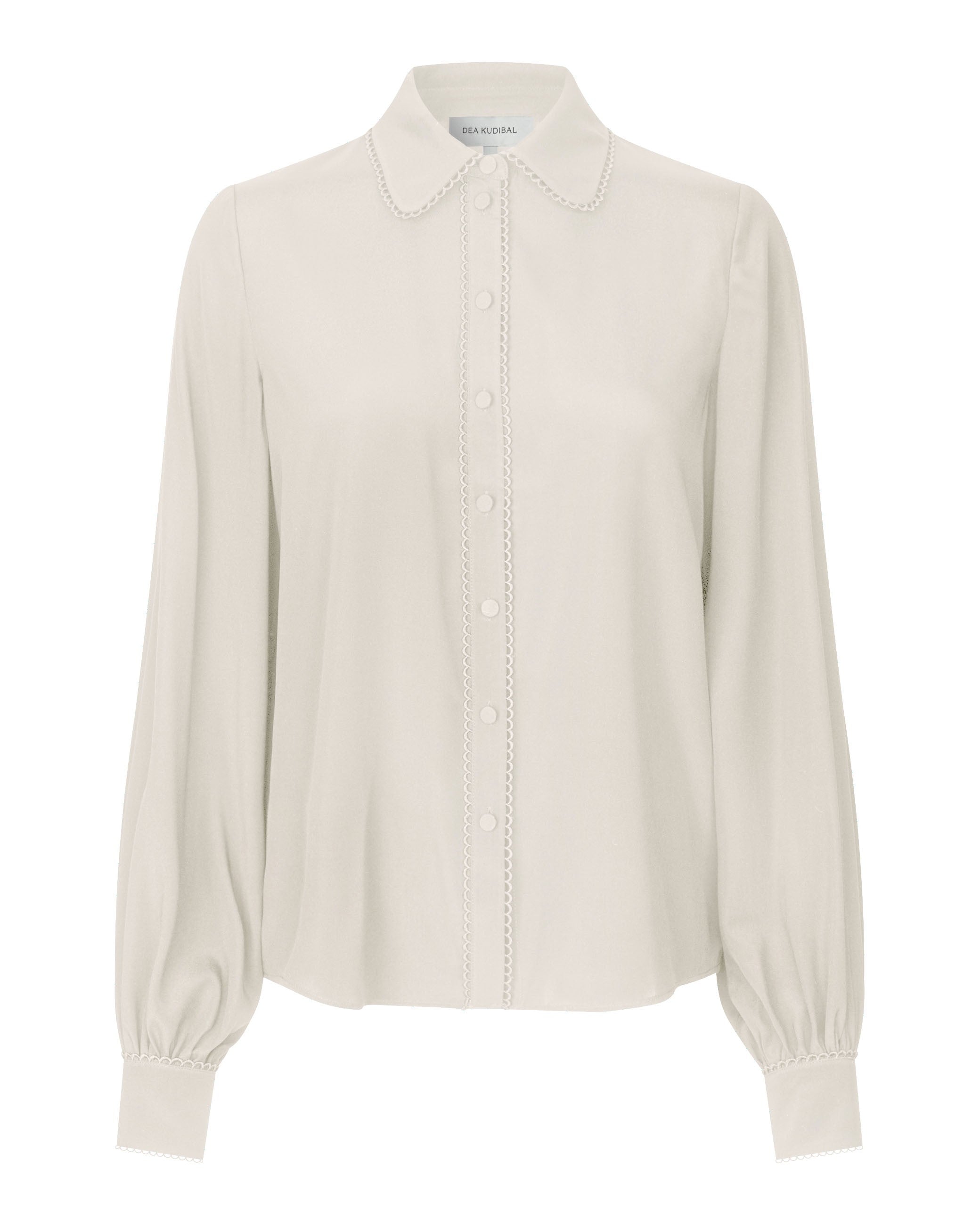 Lena Blouse With Special Trim - Cloud Cream