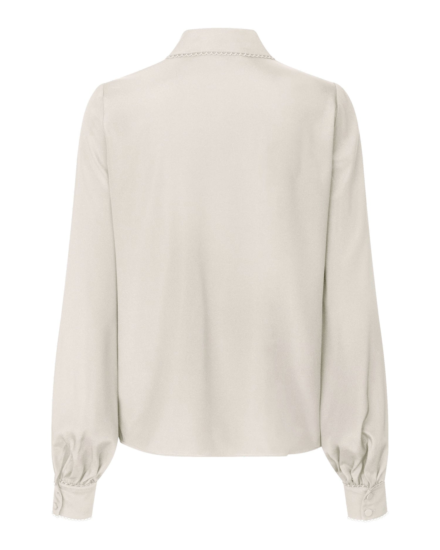 Lena Blouse With Special Trim - Cloud Cream