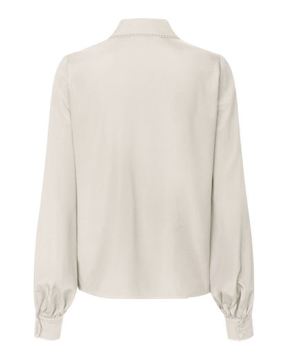 Lena Blouse With Special Trim - Cloud Cream