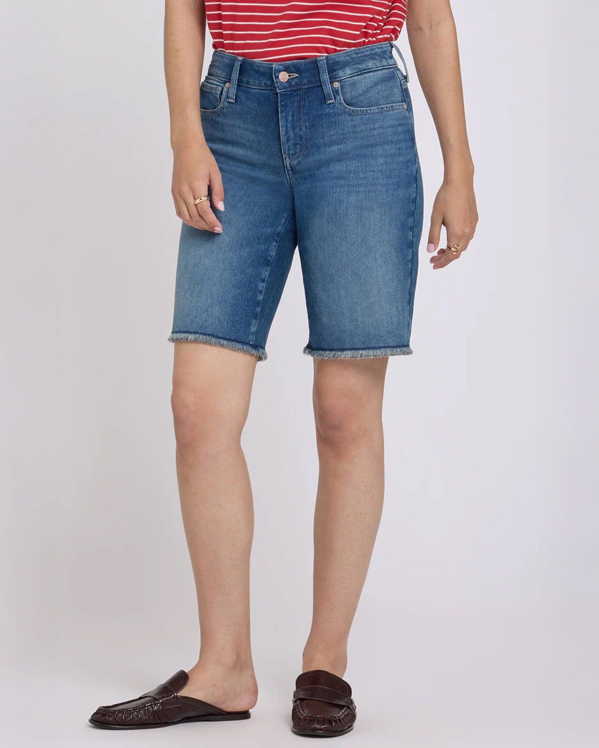 Lilly Shorts Frayed Hems - Keys View